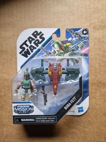 Brand New Bobba Fett Hasbro Star Wars Mission Fleet Rare