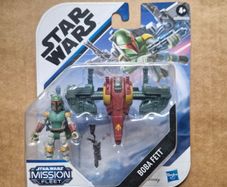 Brand New Bobba Fett Hasbro Star Wars Mission Fleet Rare