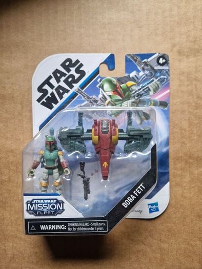 Brand New Bobba Fett Hasbro Star Wars Mission Fleet Rare