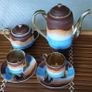 Antique Satsuma Gold Lined Tea/Coffee Set Image 2