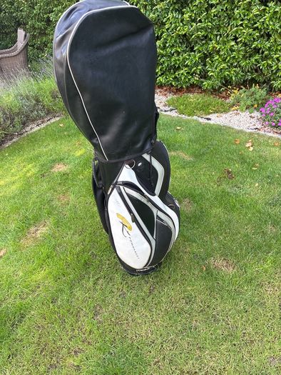 Leather Powerkaddy golf bag
