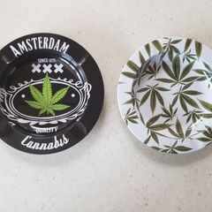 Marijuana Leaf Ashtrays