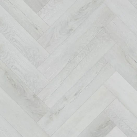 Herringbone LVT Flooring - Clayton Oak 60x12.5cm