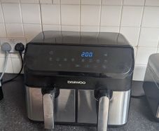 Daewoo 9L Dual Basket Air Fryer Great Condition