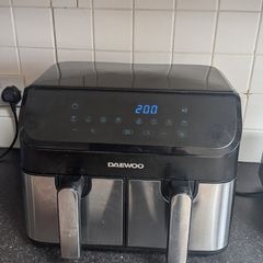 Daewoo 9L Dual Basket Air Fryer Great Condition