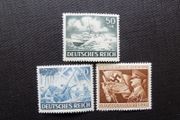 Germany Stamps.WW2.Hitler 11th Anniversary /Antiaircraft Batterie /Fast Patrol Boat.MNH.