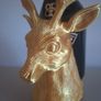 Gold Deer Head Bottle Holder Image 2