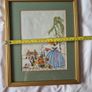 Vintage Crinoline Lady / Crinoline Couple Embroidery Pair Image 5