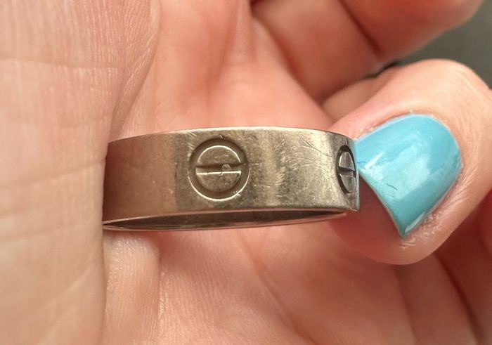 White gold Cartier Love Ring