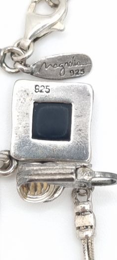 925 vintage Sterling silver Onyx set
