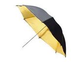 84cm 33 inch Gold & Black Umbrella