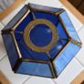 Blue Glass Lampshade Image 4