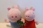 Peppa Pig and George Plush