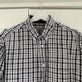 M&S Collection Mens Black & Grey Check Long Sleeve Shirt Image 8