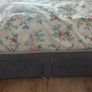 Divan base with 2 drawers in grey. Image 3