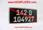 German Square Plate Silver