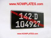 German Square Plate Silver