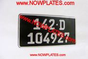 German Square Plate Silver