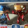Funko Pop Marvel Collectors Corps Civil War Captain America Iron Man 2 pack Image 2