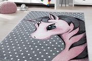 Children's Rug Unicorn Design Nursery Baby Room
