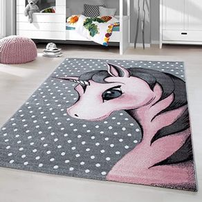 Children's Rug Unicorn Design Nursery Baby Room