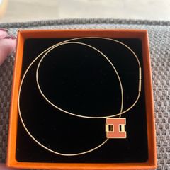 Hermes Cage d H necklace