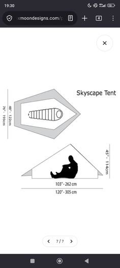 Ultralight Trekking Pole Tent - Six Moon Designs