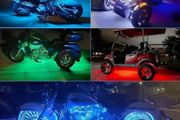 4pcs Motorcycle LED Underbody Lights