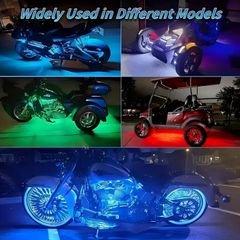 4pcs Motorcycle LED Underbody Lights