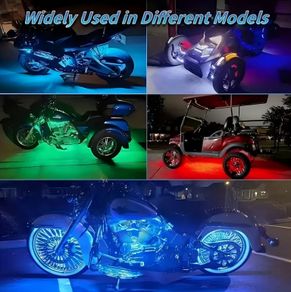 4pcs Motorcycle LED Underbody Lights