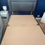 King size bed frame and headboard Image 2