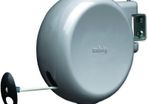 Retractable Reel Washing Line with 15 m of Drying Space, Grey