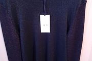 Whistles - Sparkle Frill Cuff Knit Jumper - Black Red - UK 8 - BNWT RRP 129