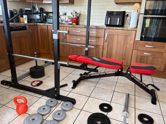 Best Gym Power Rack Weightlifting Set On Adverts!!!