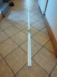 11ft Ceiling mounted curtain rail