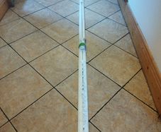 11ft Ceiling mounted curtain rail