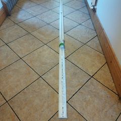 11ft Ceiling mounted curtain rail
