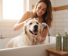 Dog Grooming Bundle to Reduce Shedding  Shampoo + Dry Spray