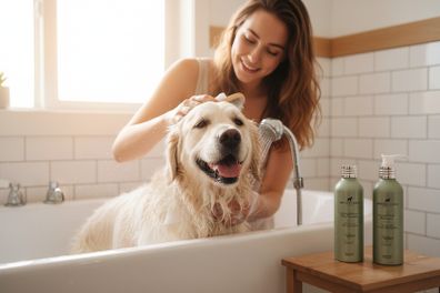 Dog Grooming Bundle to Reduce Shedding  Shampoo + Dry Spray
