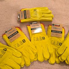 Warm leather work/Drivers gloves