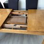 Extendable white oak kicthen Table Image 3