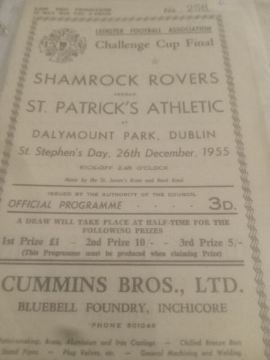 league of Ireland Programmes
