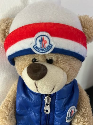 Soft Toy in Moncler clothing