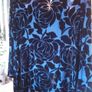 Beautiful East Royal Blue Velvet /Silk Tunic (10) Image 6