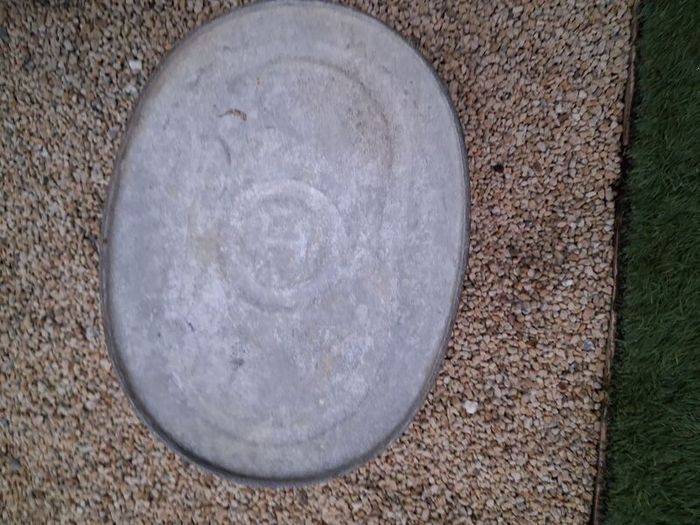 Galvanised mop bucket