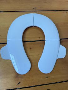 foldable toilet seat