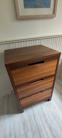 Solid oak Chest of drawers + bedside cabinet