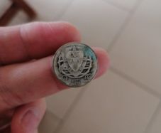 1943 Portugal Silver 2.5 Escudos Coin