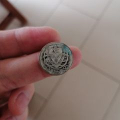 1943 Portugal Silver 2.5 Escudos Coin