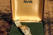 Vintage Avia Gold Plated Ladies Wristwatch.